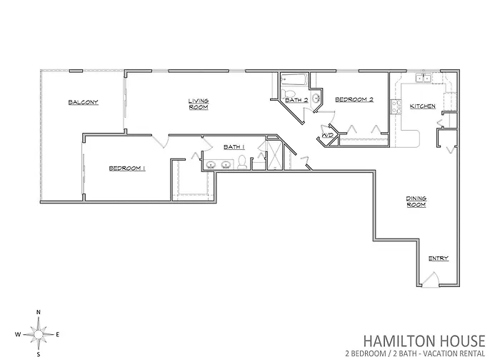 Apartment Hamilton House 205 *